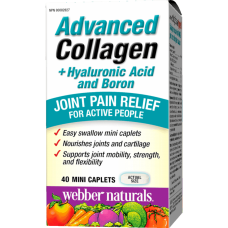 Webber Naturals Advanced Collagen UC-II® + HA + Boron 40 таблеток